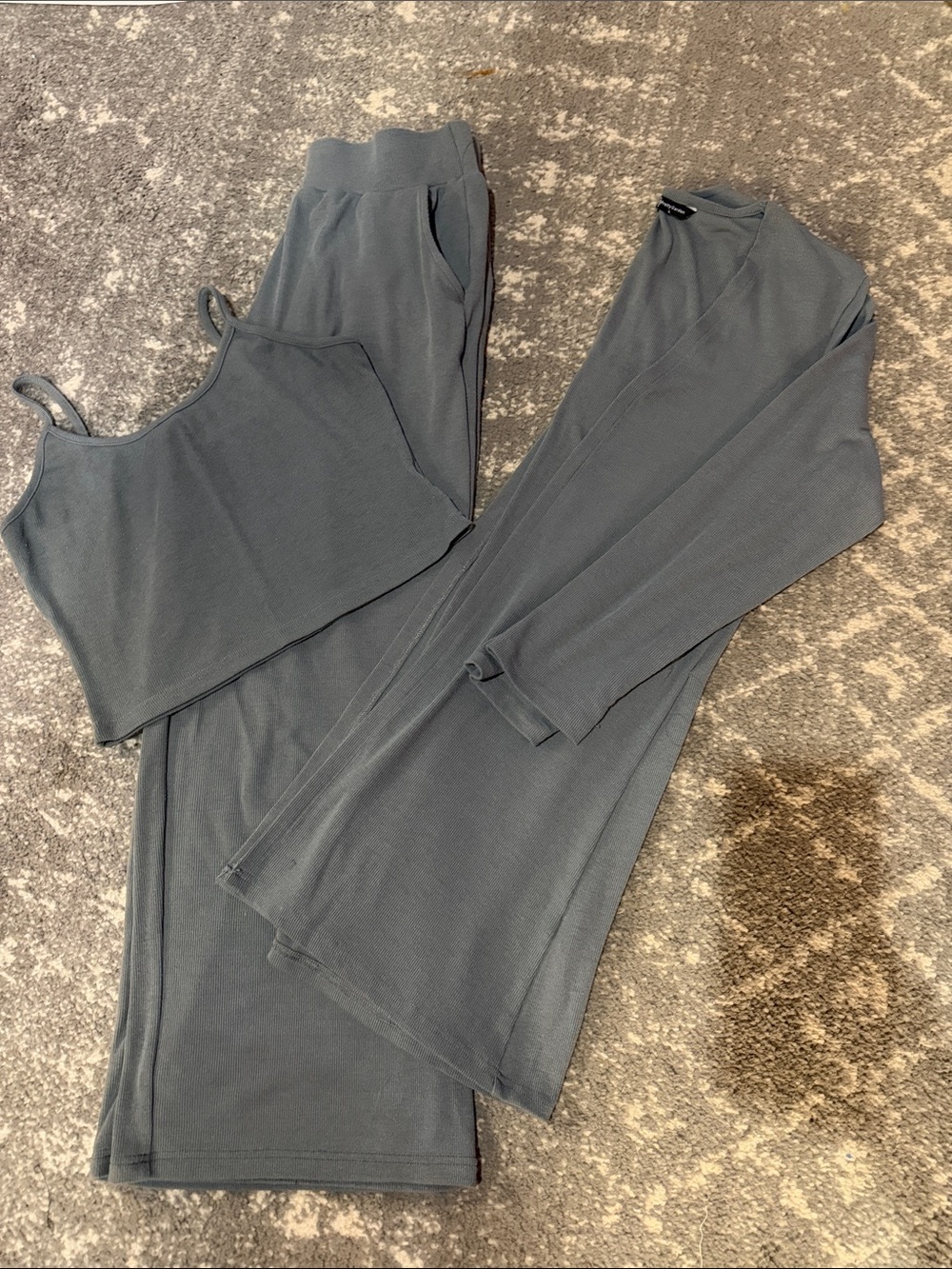 3-Piece Women's Sleep Set — Cozy Grey Lounge Pajamas
